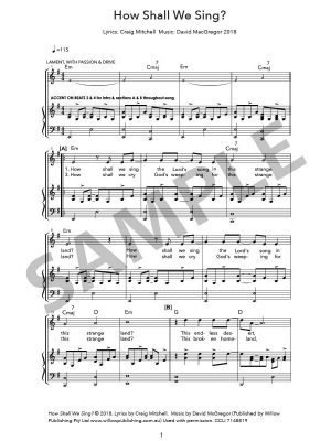 How Shall We Sing - Sheet Music