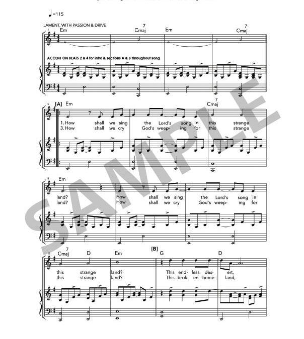 How Shall We Sing – Sheet Music