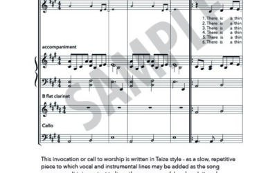“There is a Thin Place” – Sheet Music